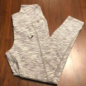 Knee length scrunch butt leggings